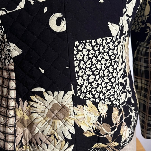 😄Joseph Ribkoff patchwork floral geometric jacket - Picture 7 of 7
